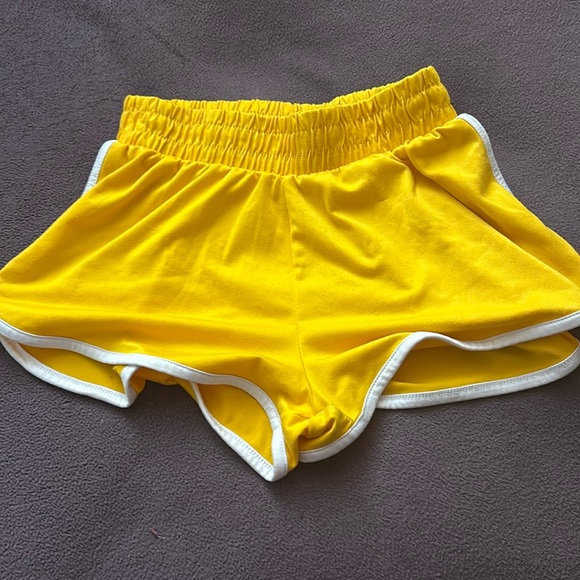 Pants - yellow shorts